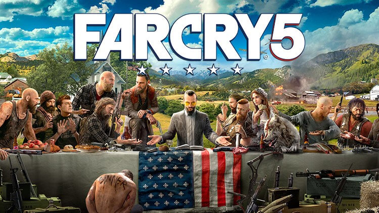 Capa do jogo Far Cry 5